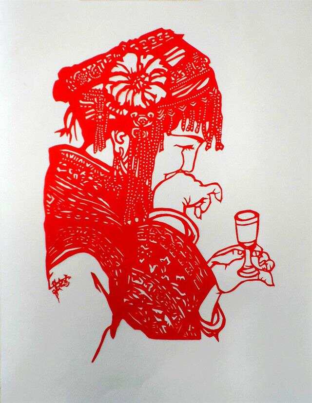 最新剪紙藝術(shù)作品，探索自然美景，尋找內(nèi)心平靜之旅