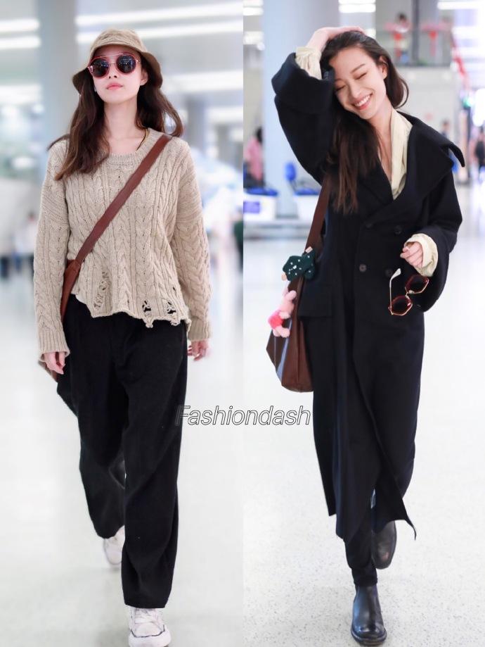 倪妮機場街拍照，時代風采的再現(xiàn)