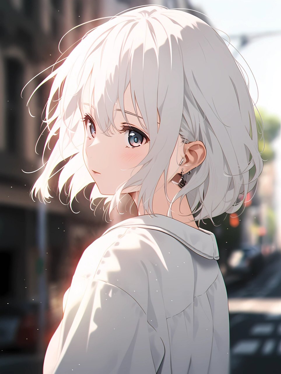 白發(fā)少女動漫,白發(fā)少女的溫馨日常