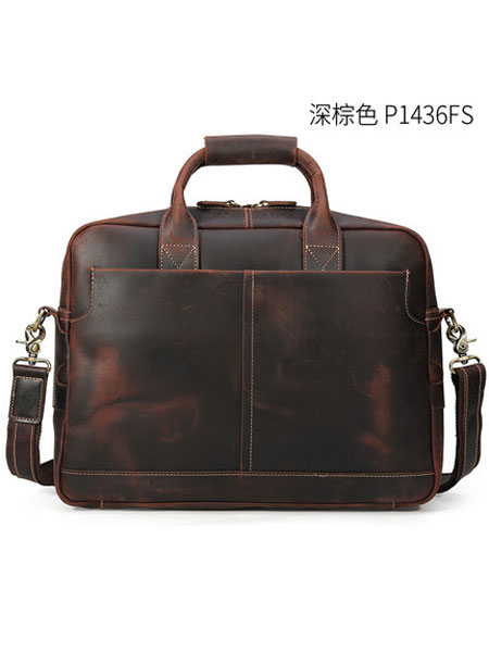 科技與時尚交匯，最新款真皮公文包圖片展示