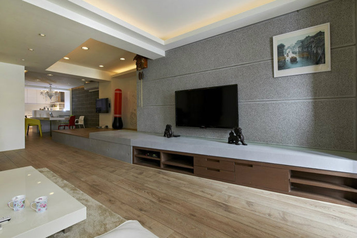 最新電視墻設(shè)計效果圖，現(xiàn)代家居裝飾的新視角展示