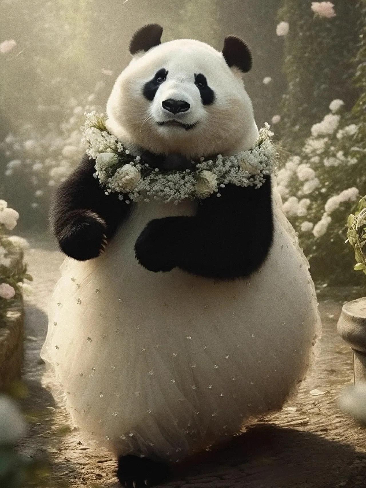 熊貓丫丫的最新冒險(xiǎn)之旅，與自然美景的親密接觸