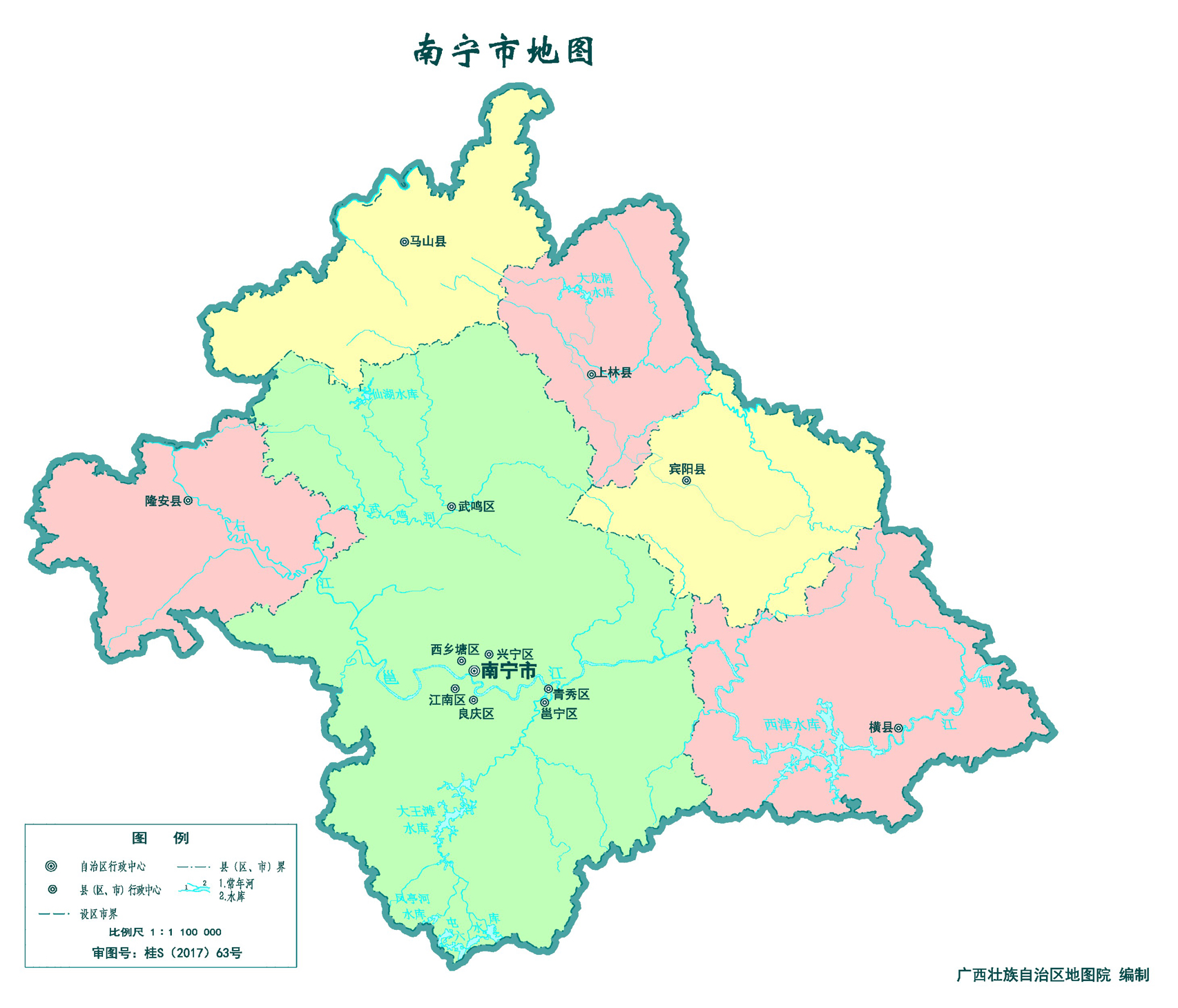 南寧市區(qū)最新地圖，解鎖自然美景，尋覓內(nèi)心寧?kù)o之旅