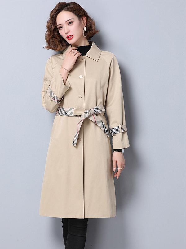 科技與時(shí)尚融合，女士中長(zhǎng)款風(fēng)衣最新款亮相！